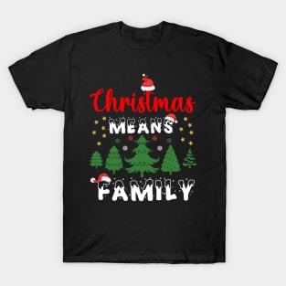 Christmas day Means Family T-Shirt